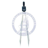 7" Matte Nickel Straight Pattern Divider (Weems & Plath 1043)